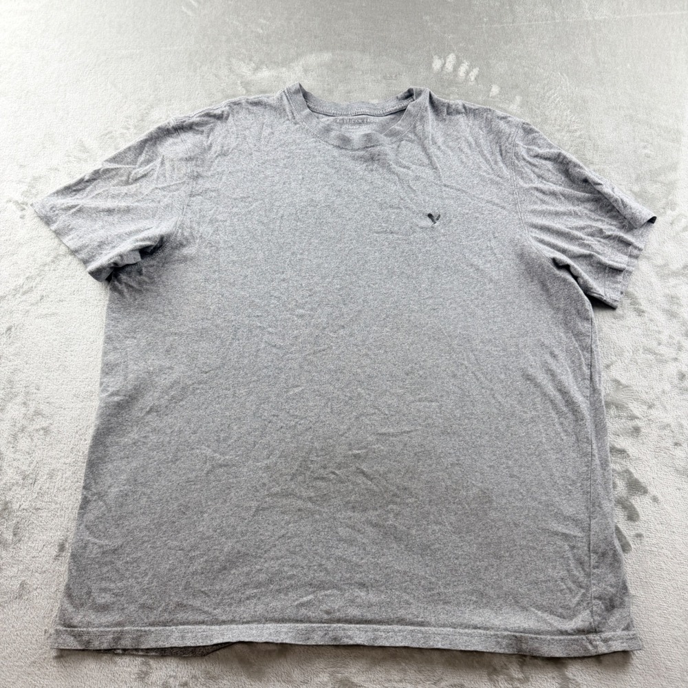 American Eagle Men's XL Super Soft Standard Fit T-Shirt Gray Short Sleeve